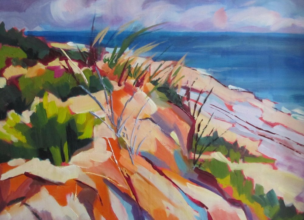 Dunas costeiras vibrantes de Maxine Shore
