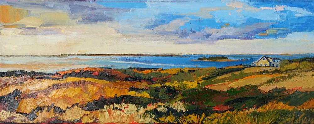 Paisagem costeira vibrante de Maxine Shore