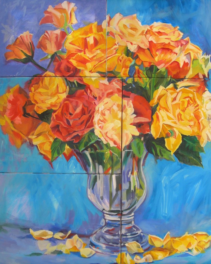 Bouquet de rosas vibrantes de Maxine Shore
