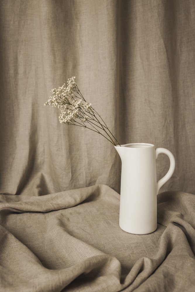 Natureza-morta floral minimalista de Mayra Pama