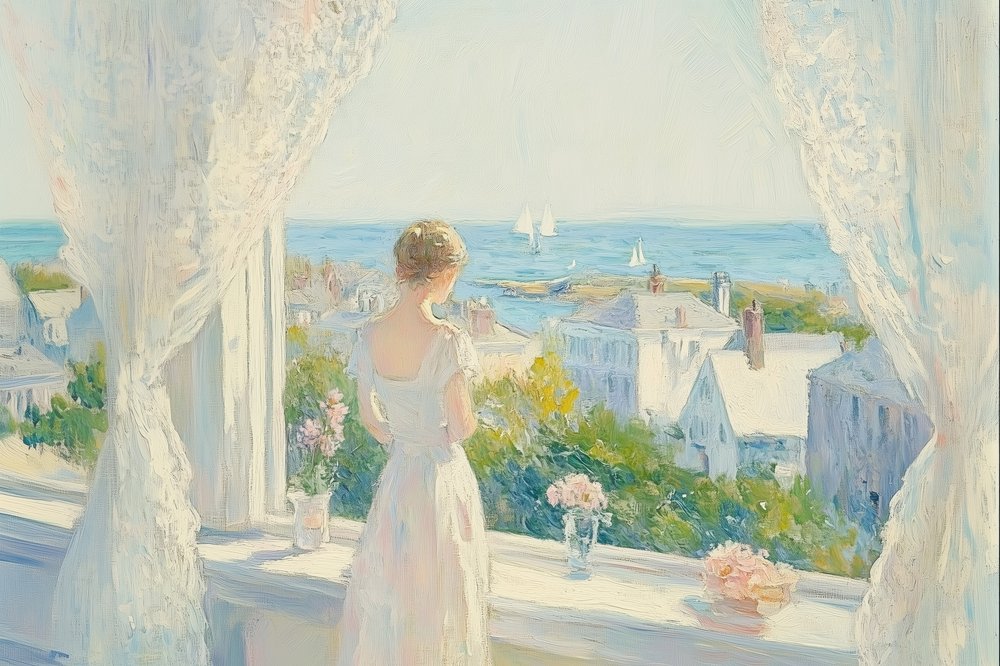 Vista elegante sobre a costa de Melloi Art Prints