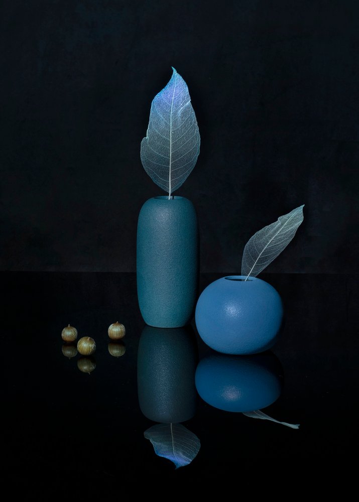 Natureza morta azul elegante de Ming Chen