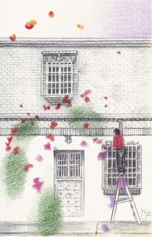 Casa das Pétalas Espalhadas de Mirjam Schrei