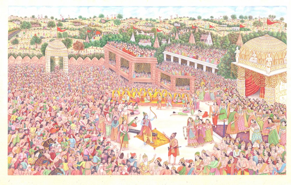 Cerimónia épica indiana de Mirza Baig