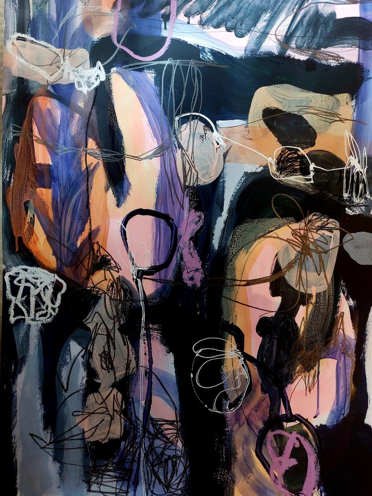 Formas fluidas abstratas de Monika Riethmueller