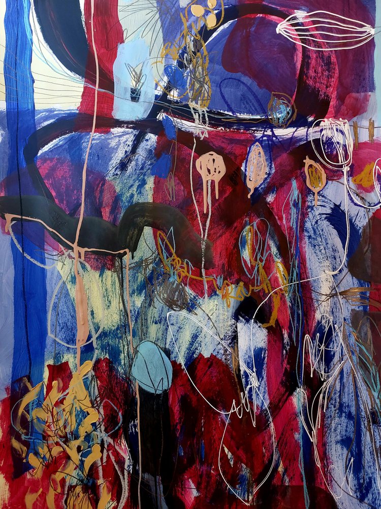 Expressionismo abstrato arrojado de Monika Riethmueller