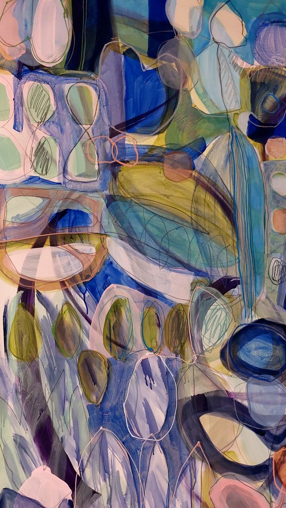 Formas abstratas fluidas de Monika Riethmueller