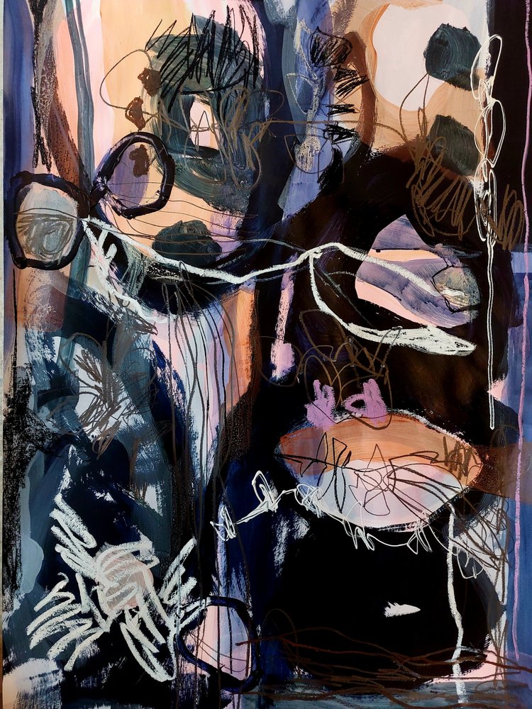 Formas abstratas fluidas de Monika Riethmueller
