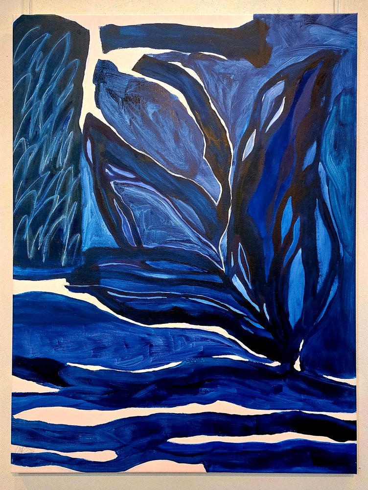 Azul Fluido: Natureza Abstrata de Monika Riethmueller