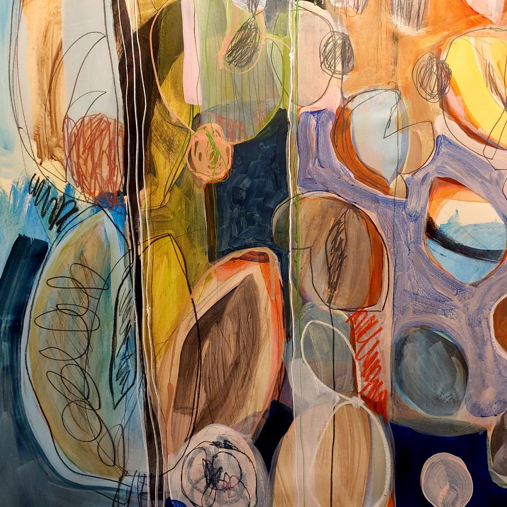 Abstrato Orgânico Fluido de Monika Riethmueller