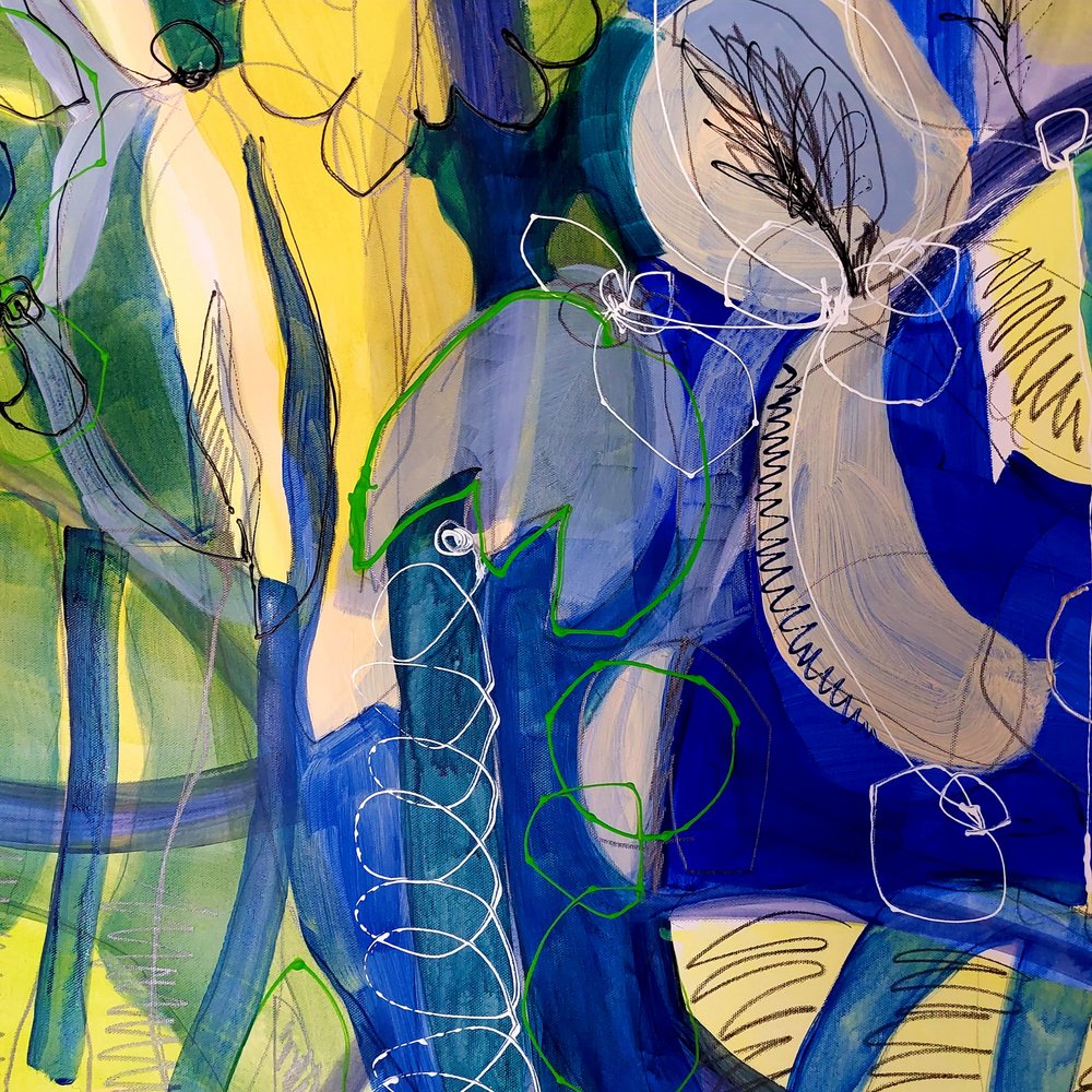 Flor abstrata e vibrante de Monika Riethmueller