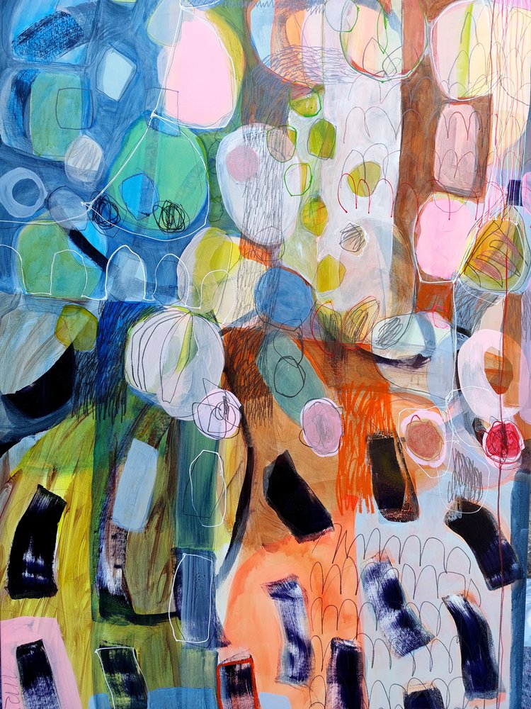 Formas orgânicas vibrantes de Monika Riethmueller