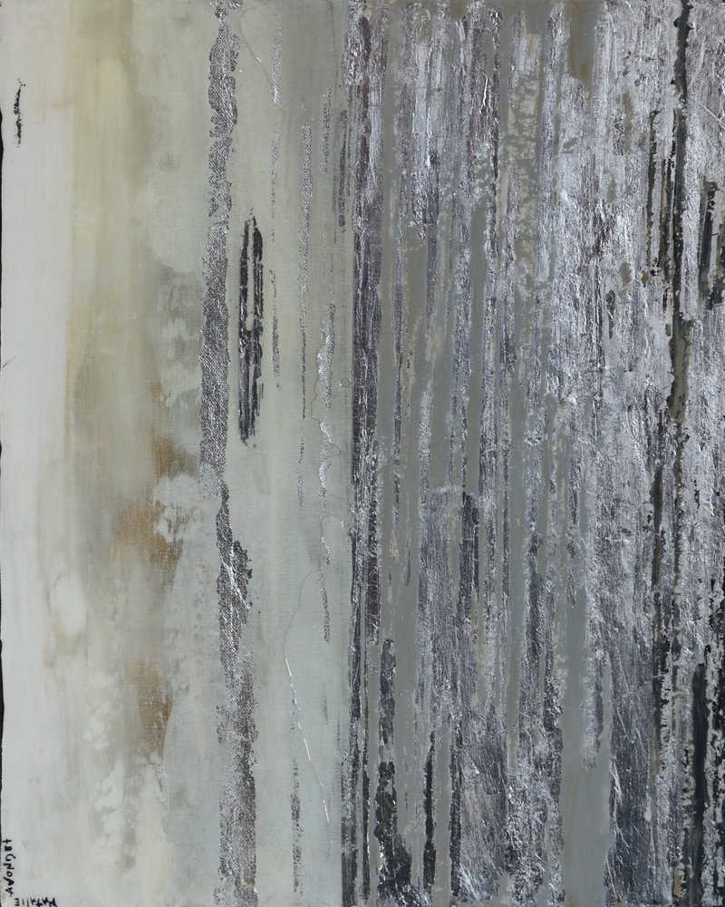 Abstrato metálico moderno de Natalie Avondet