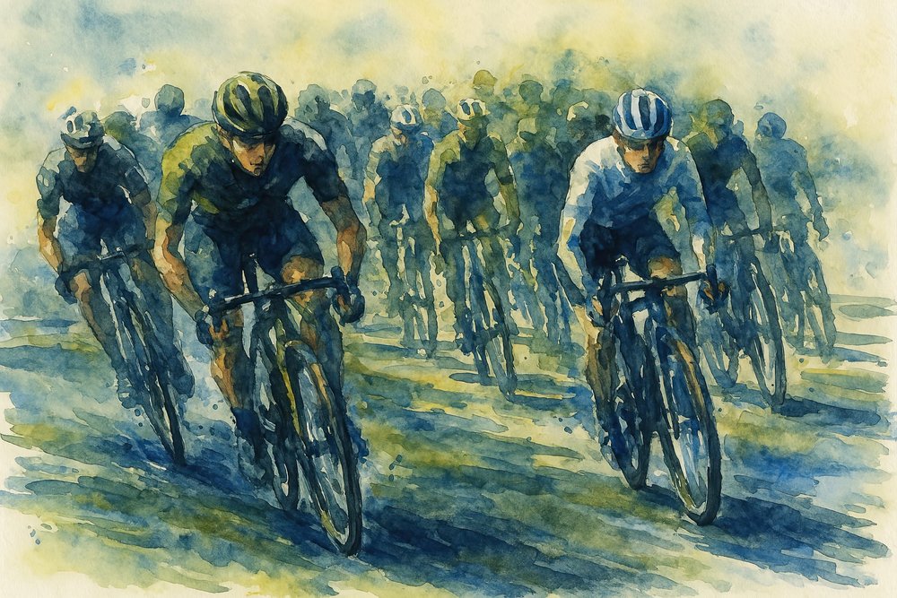 Corrida de Ciclismo Dinâmica de Natalie Bruns
