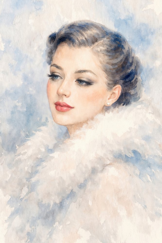 Retrato elegante de inverno de Natalie Bruns
