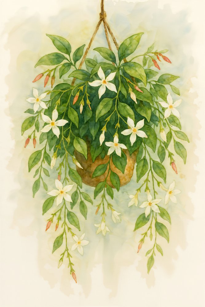 Flores de jasmim pendentes de Natalie Bruns