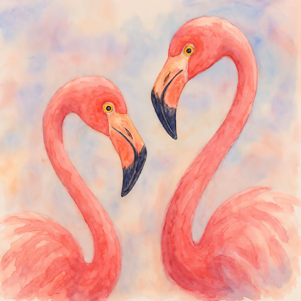 Apaixonada por flamingos cor-de-rosa de Natalie Bruns