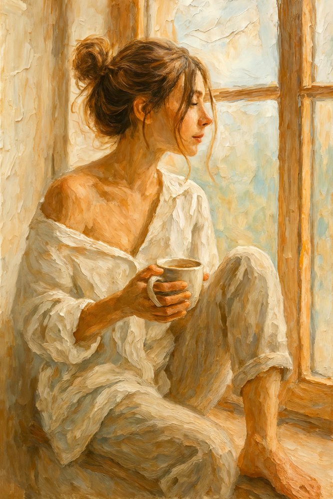 Um café da manhã tranquilo de Natalie Bruns