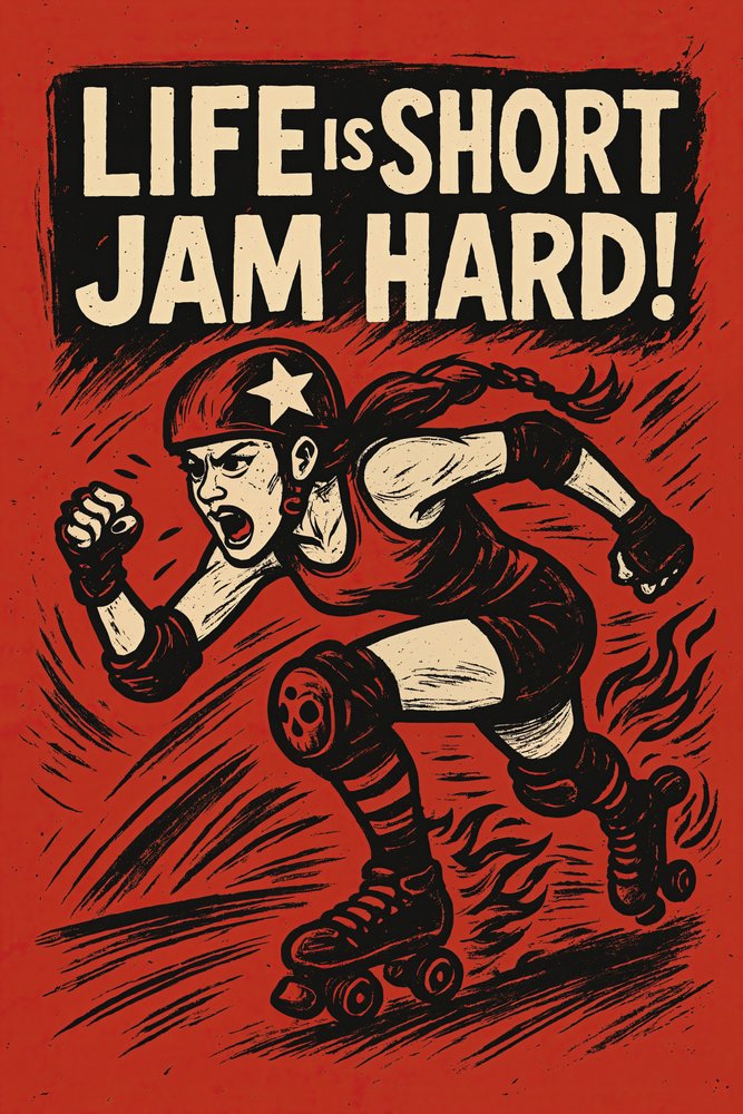 Roller Derby Jam Hard de Natalie Bruns