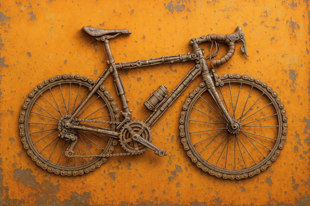 Bicicleta com corrente rústica de Natalie Bruns