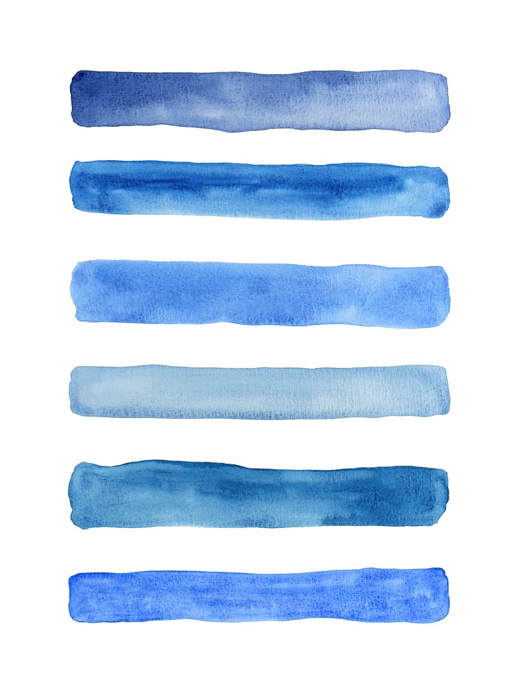 Azul sereno com degradê de Natalie Bruns