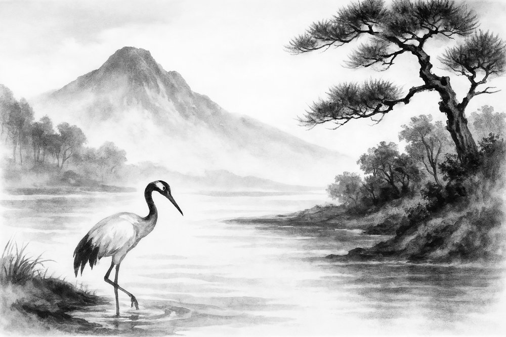 Cena tranquila no Lago Crane de Natalie Bruns