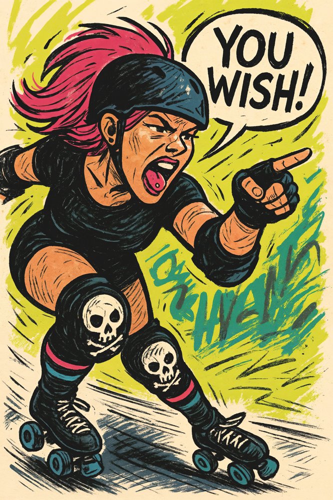 Tu Queres Ser uma Roller Girl de Natalie Bruns