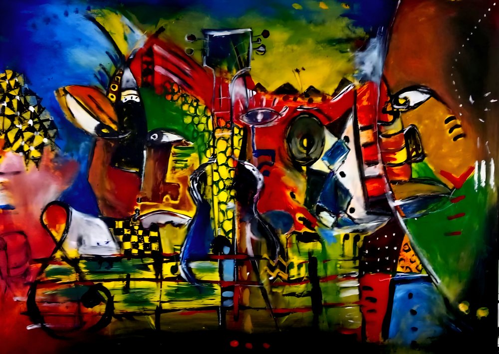 Rostos da Música Abstrata de Nico Phooko