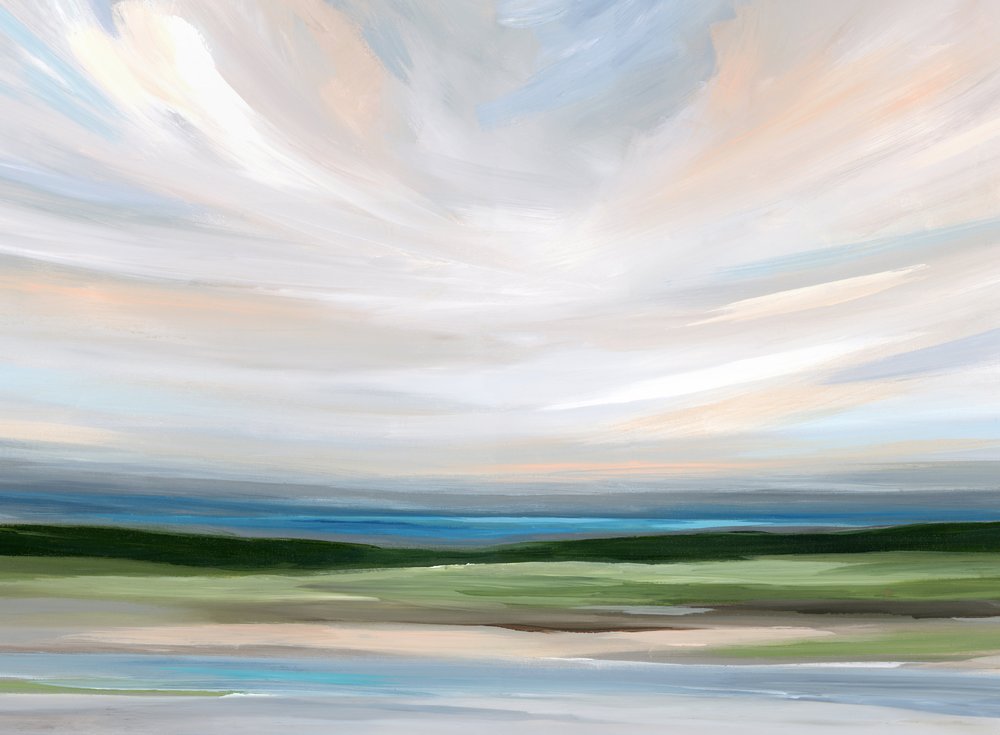 Paisagem abstrata e tranquila de Nicole Walsh
