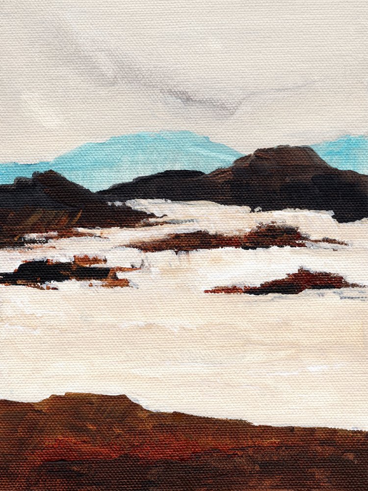 Paisagem abstrata com neve de Nikita Jariwala