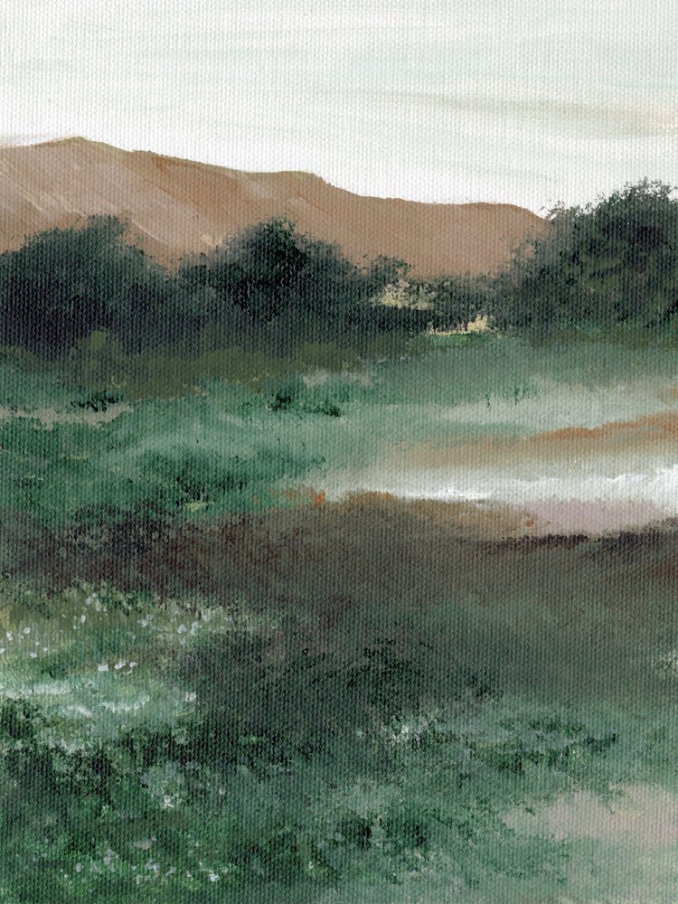 Paisagem da Montanha Ennevoada de Nikita Jariwala