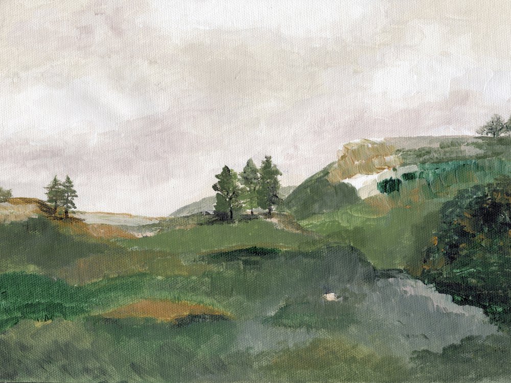 Paisagem tranquila numa encosta de Nikita Jariwala