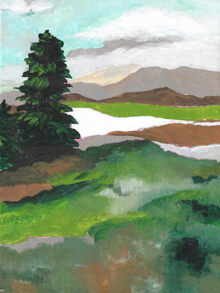 Paisagem montanhosa tranquila de Nikita Jariwala