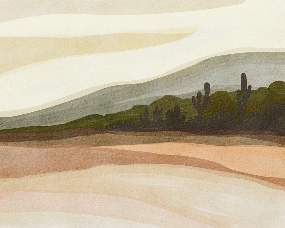 Saguaro Desert Hills de Nikita Jariwala