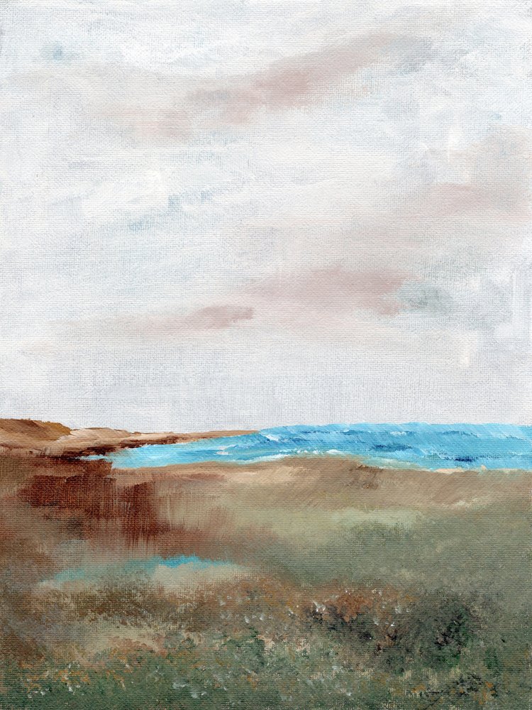 Paisagem serena da praia de Nikita Jariwala