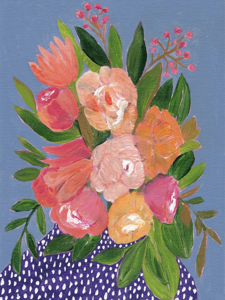 Bouquet floral vibrante de Nikita Jariwala
