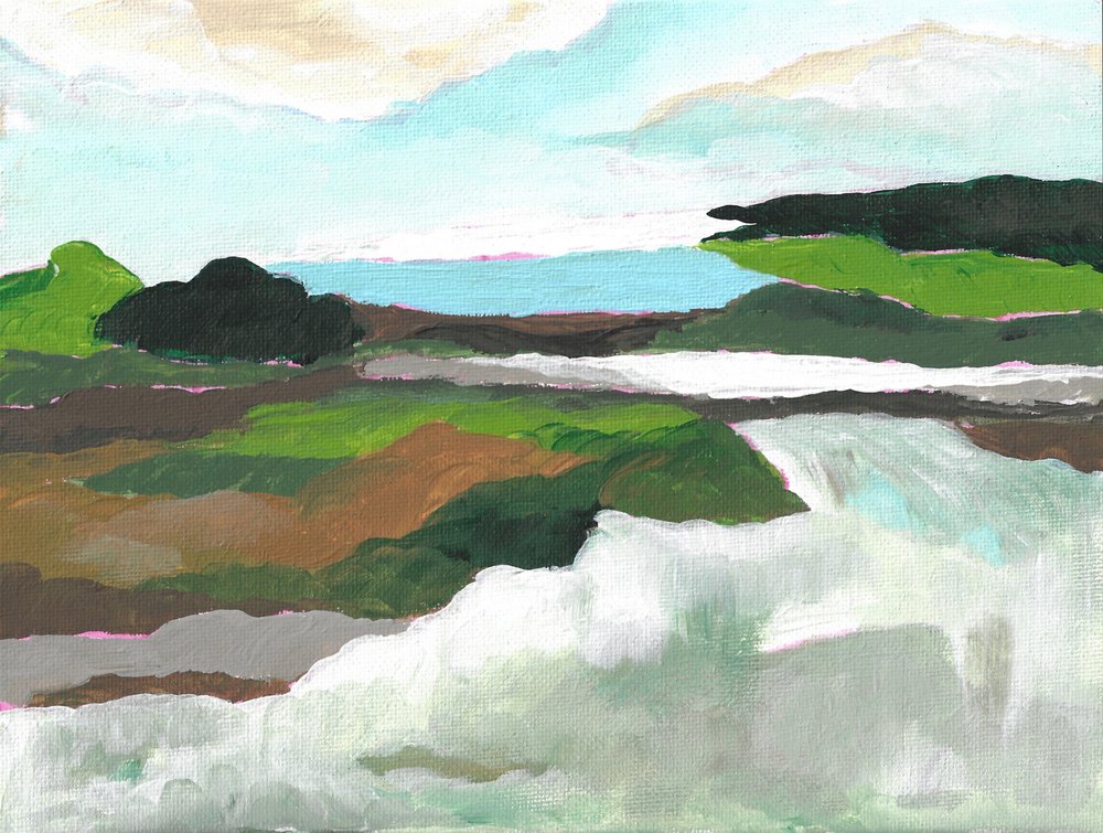 Paisagem fluvial vibrante de Nikita Jariwala