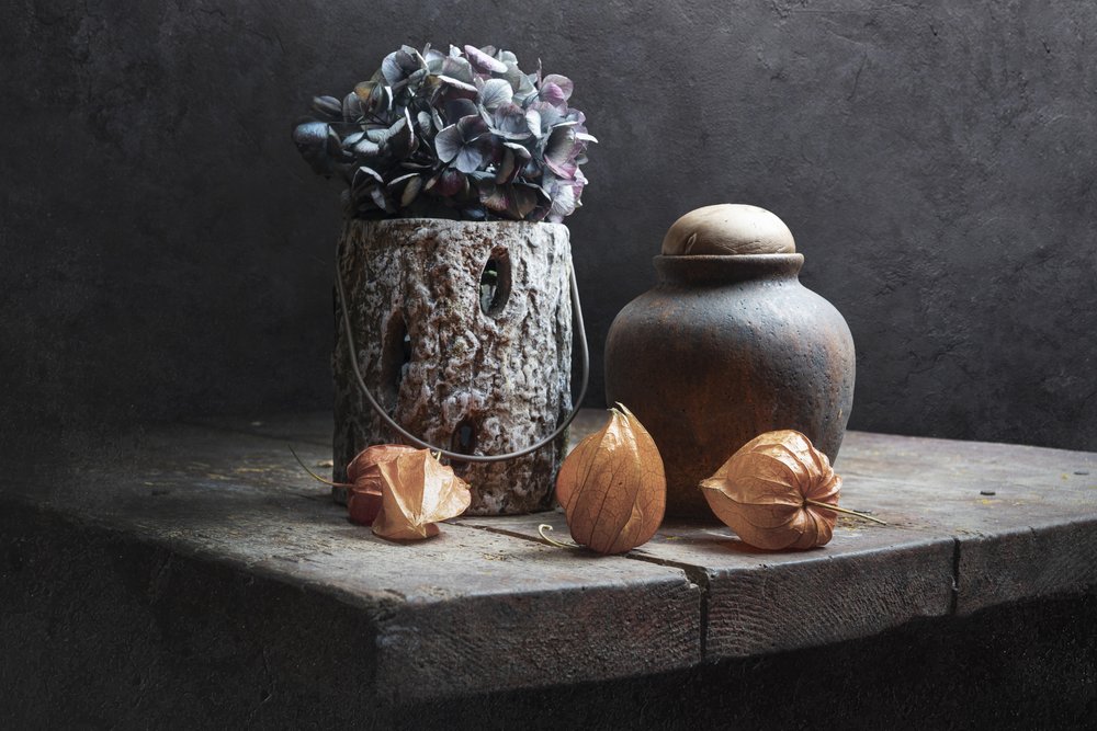 Natureza morta floral vintage de OSAMA OMAR ALIE