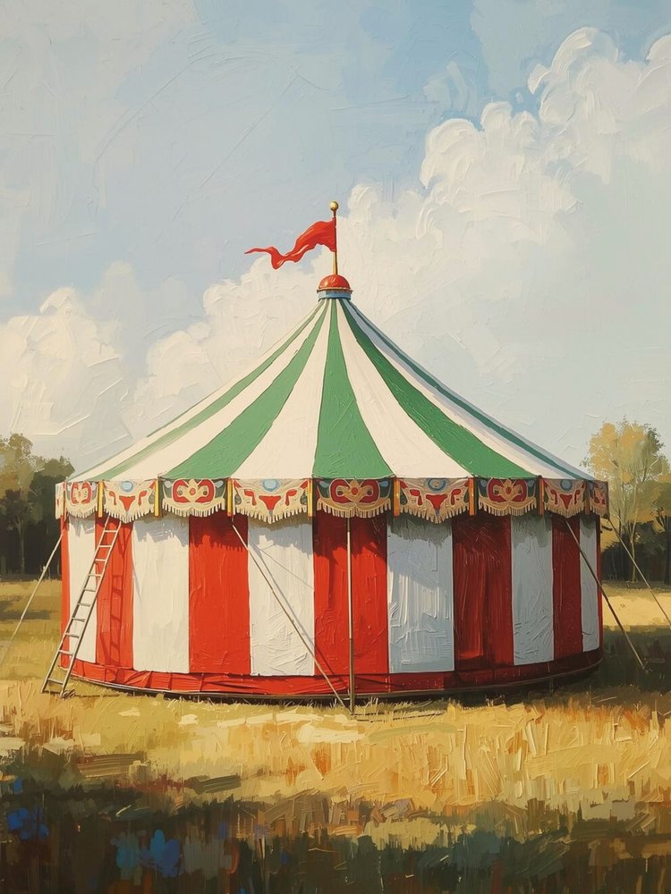 Tenda de circo clássica de Ohkimiko