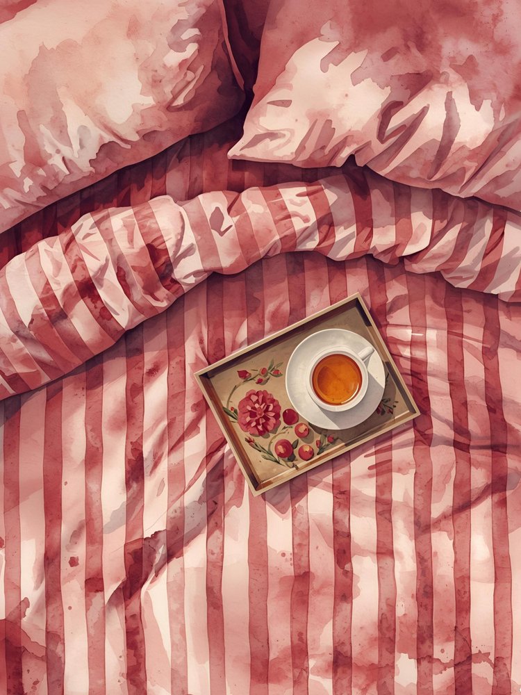 Cama aconchegante para o chá da manhã de Ohkimiko