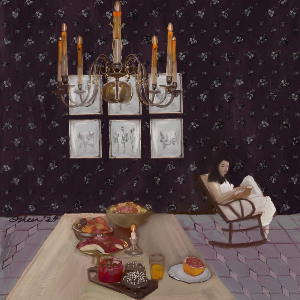 Pequeno-almoço e um livro de Osheensgallery
