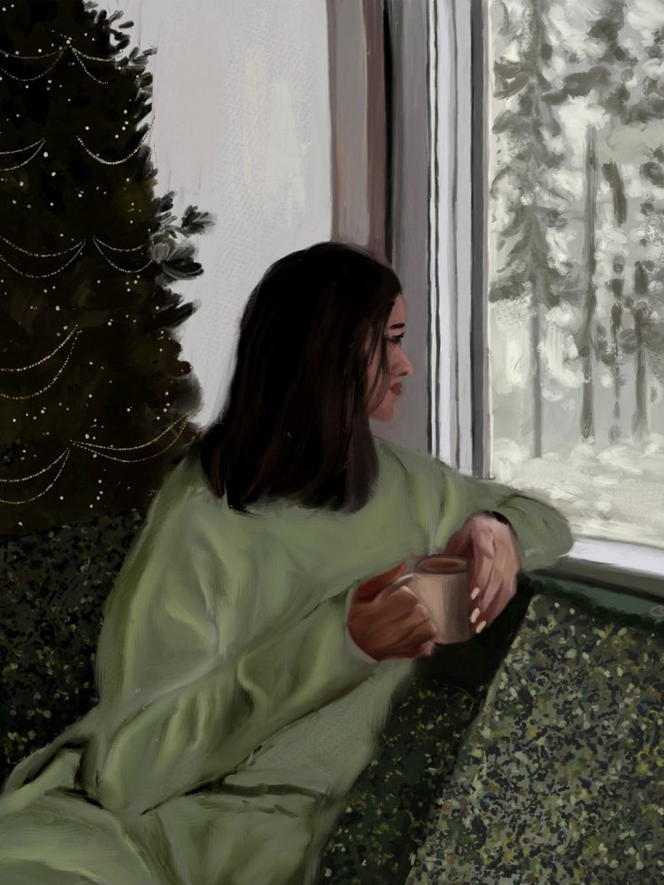 Acolhedora manhã de inverno de Osheensgallery