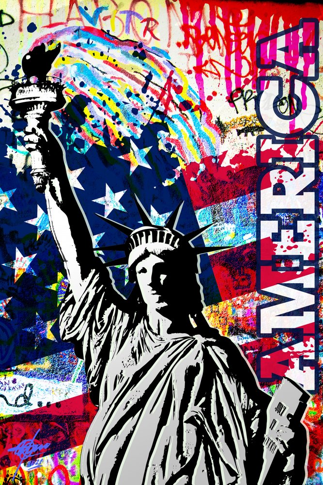American Liberty Graffiti de Osvaldo Russo