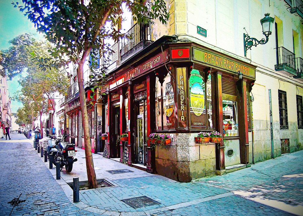 O encantador Café da Esquina de Madrid de Osvaldo Russo
