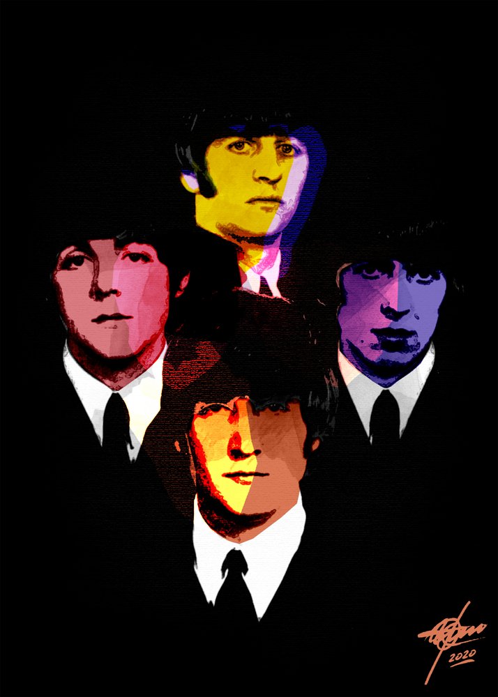Retratos coloridos de Pop Art de Osvaldo Russo