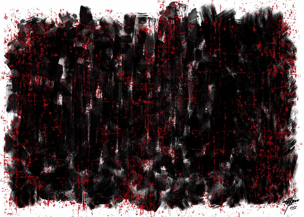 Salpicos de tinta grunge de Osvaldo Russo