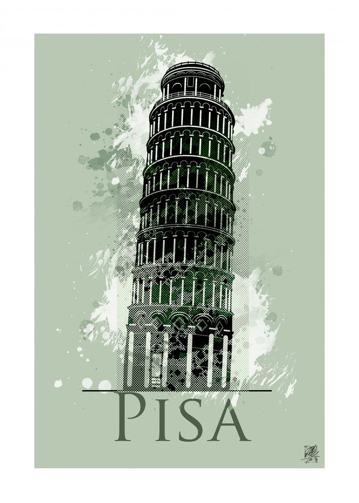 Torre Inclinada de Pisa de Osvaldo Russo