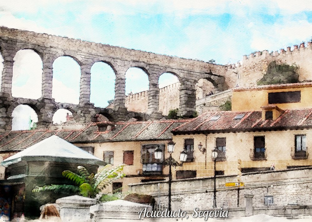 Aqueduto Romano de Segóvia de Osvaldo Russo