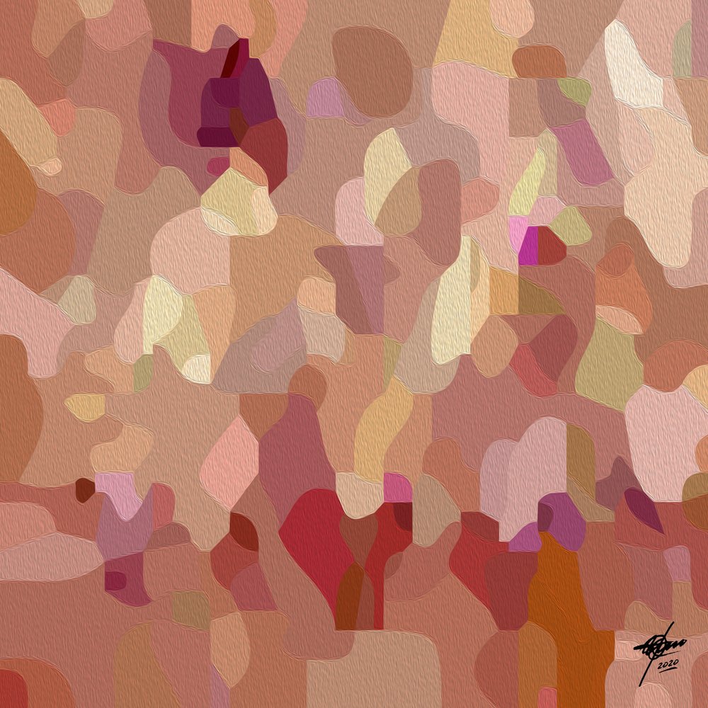 Abstrato suave e discreto de Osvaldo Russo