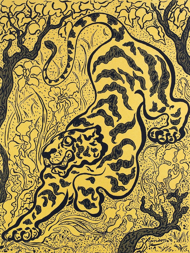 Tigre nas selvas de Paul Ranson